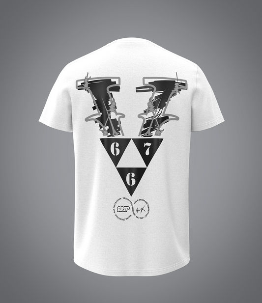 T-shirt blanc VRUNK X 667