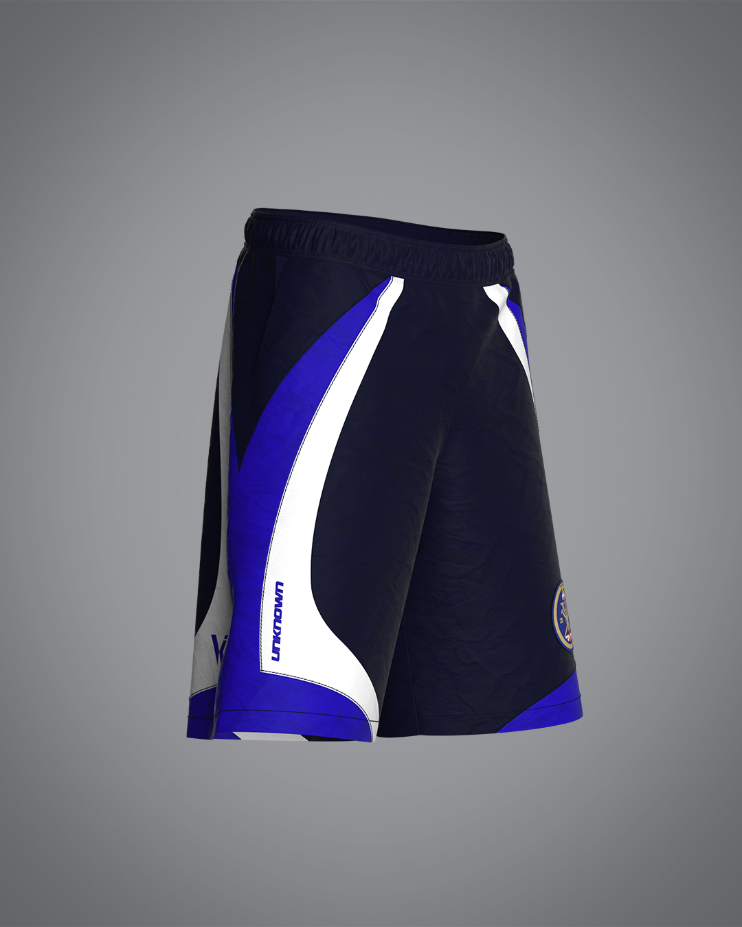 VRUNK X UNKNOWN - TRACK SHORT BLUE