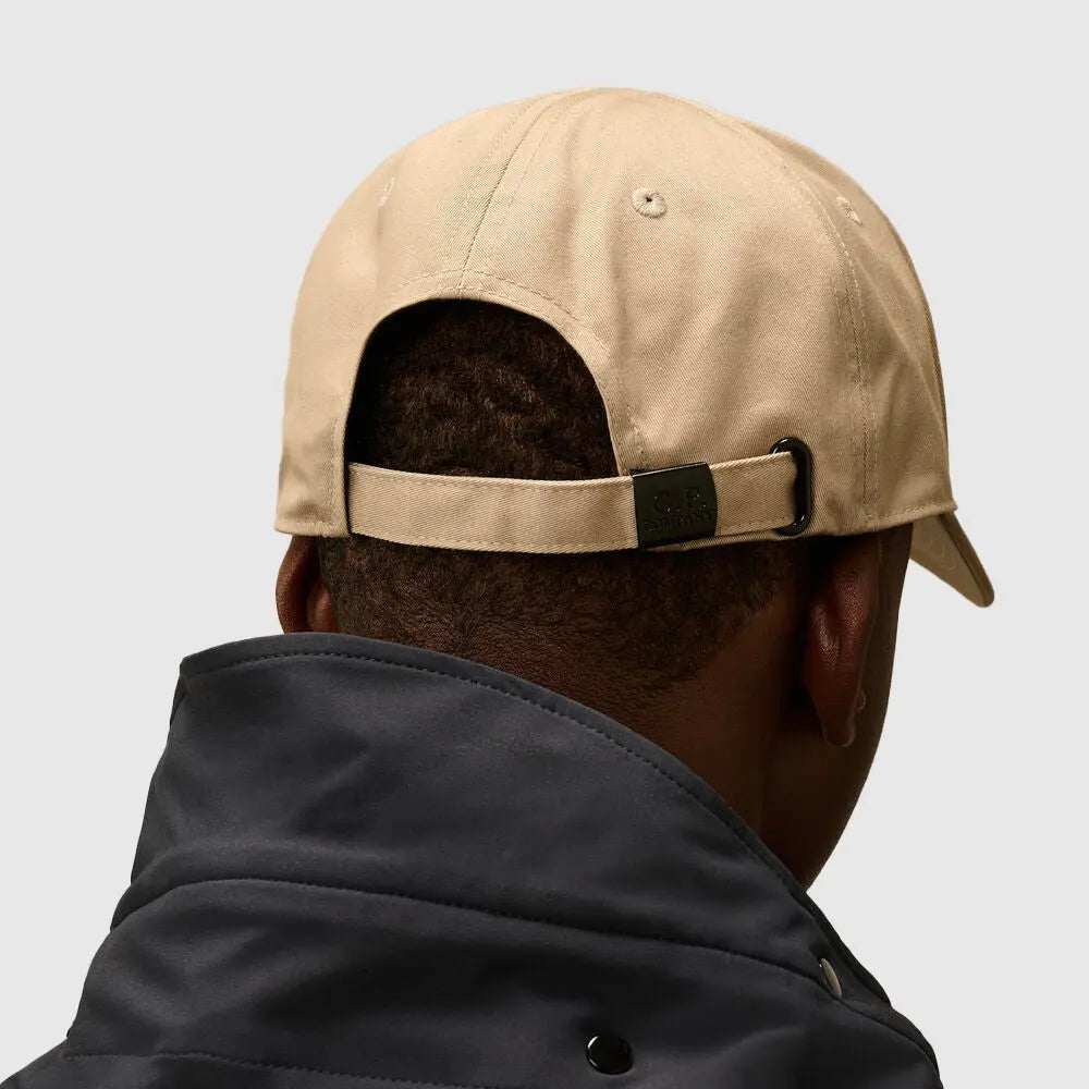 Casquette en gabardine avec logo
