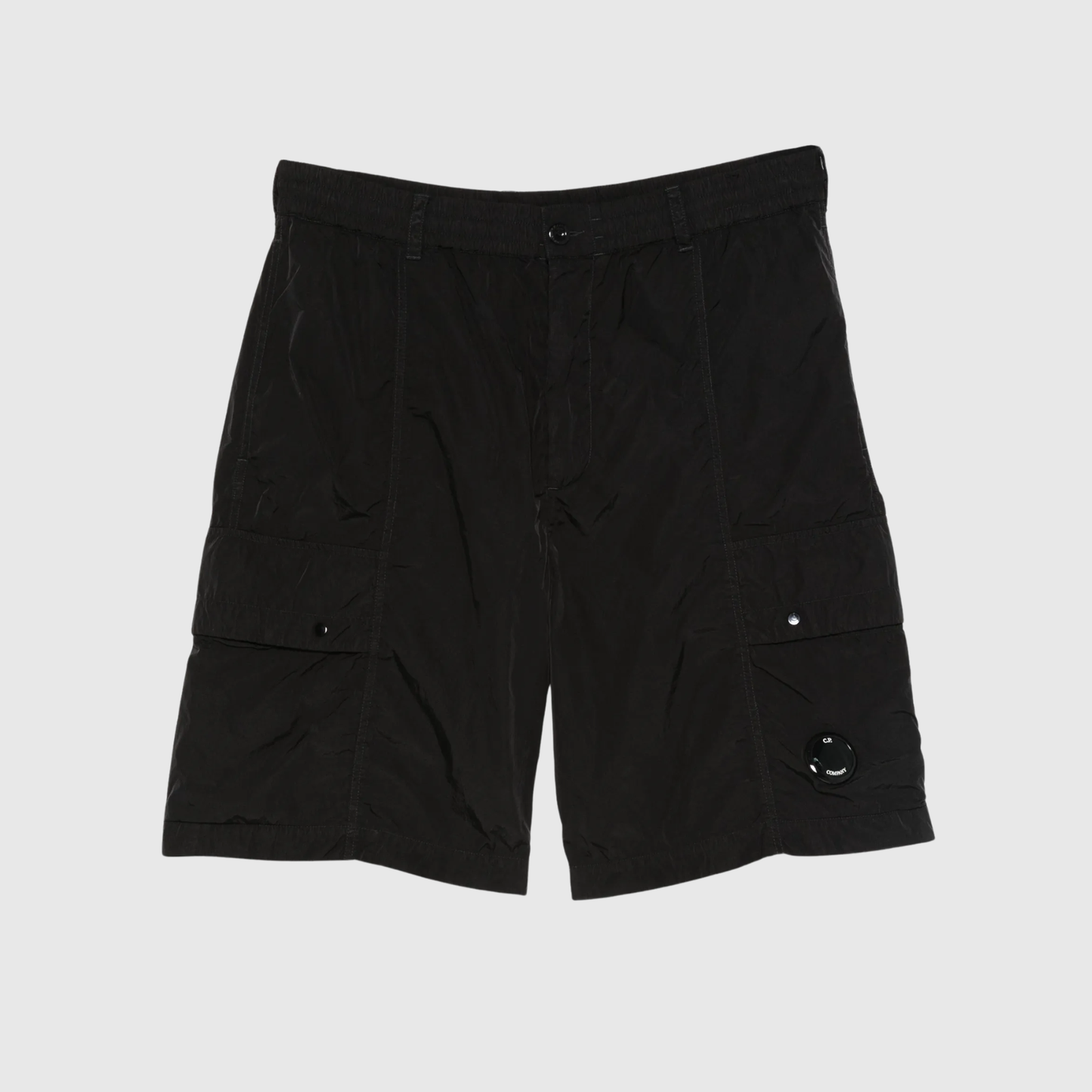 Short CP Company cargo en tissu technique noir
